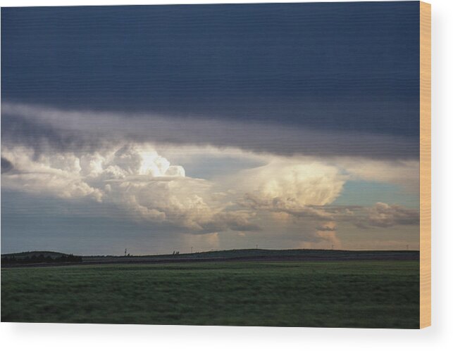 Nebraskasc Wood Print featuring the photograph Colorado Kansas Storm Chase 004 by Dale Kaminski