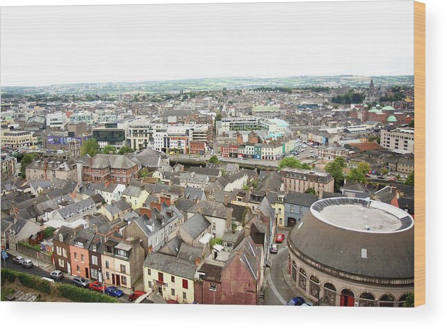 Cork Ireland From Above Wood Print By Aimee Giese