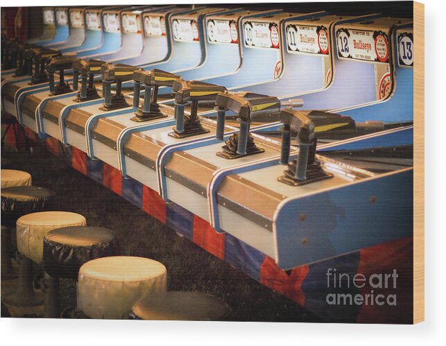 Carnival Wood Print featuring the photograph County Fair 6 by Becqi Sherman