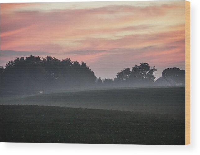 Dusk Wood Print featuring the photograph Dream Dusk by Tana Reiff