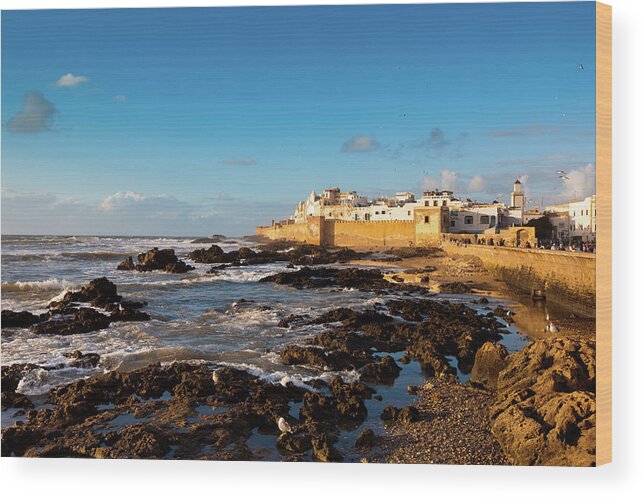 People Wood Print featuring the photograph Essaouira At Sunset Morocco by Mlenny