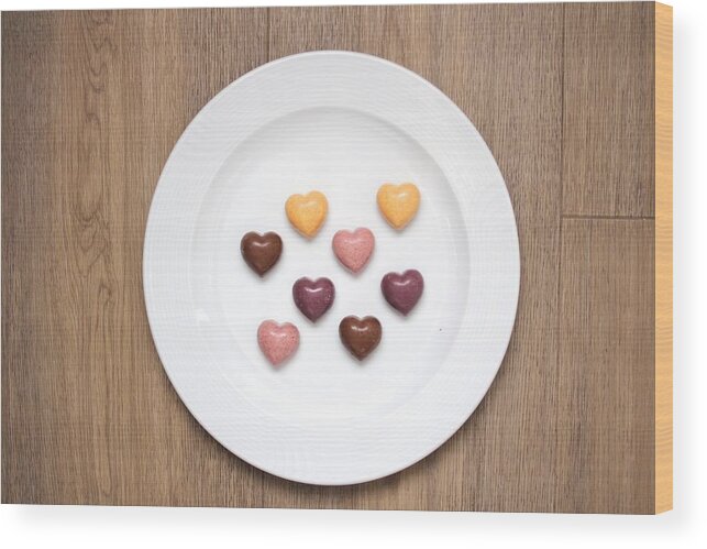 Conceptual Wood Print featuring the photograph Food Lover by Sarah Saratonina