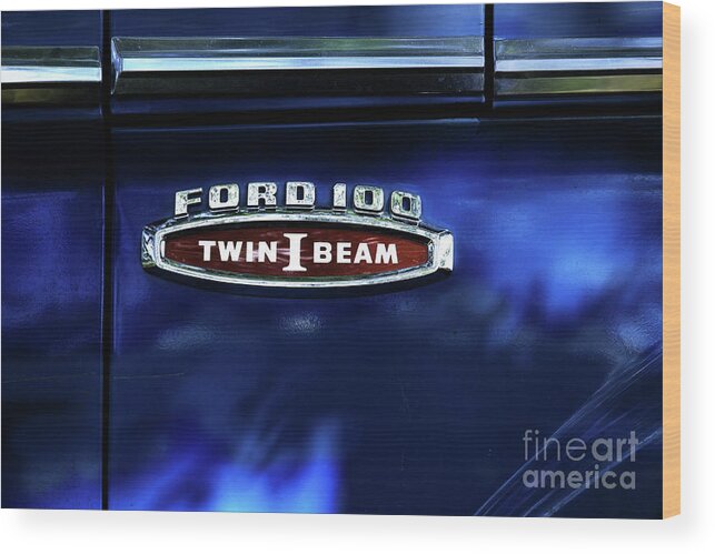 Ford Wood Print featuring the photograph Ford Workhorse by Mike Eingle