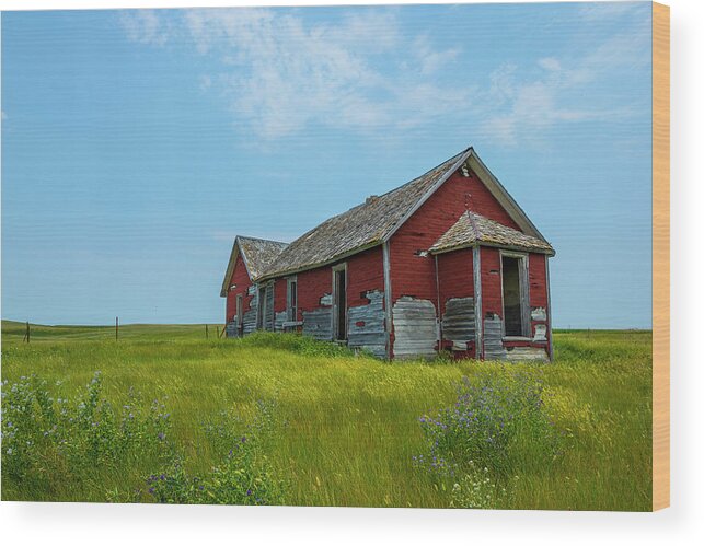 Forgotten Wood Print featuring the photograph Forgotten 1 by Aaron J Groen