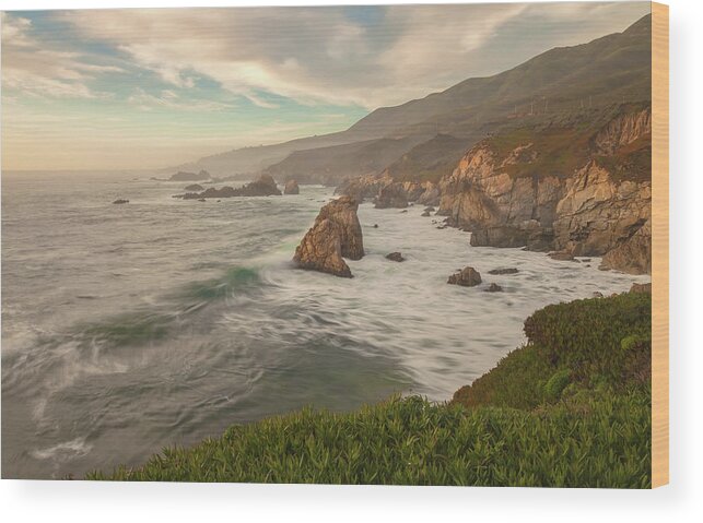 American Landscapes Wood Print featuring the photograph Garrapata Coast by Jonathan Nguyen