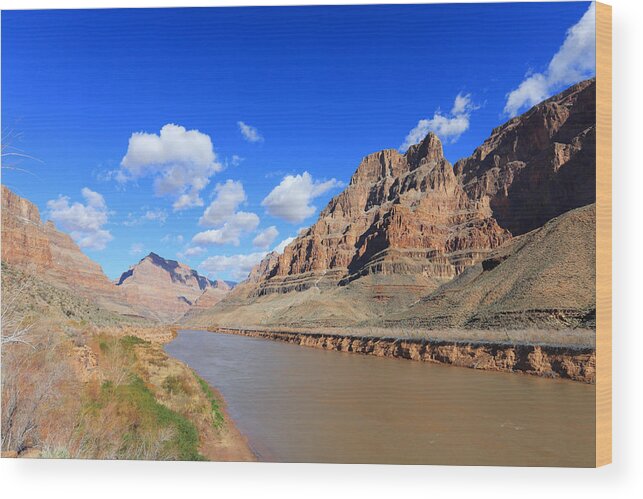 Grand Canyon Of Yellowstone River Wood Print featuring the photograph Grand Canyon by Vuk8691