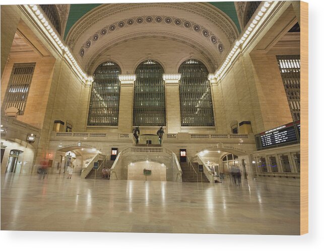 Arch Wood Print featuring the photograph Grand Central Station by Rhyman007