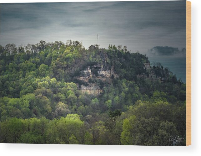 Bluff Wood Print featuring the photograph Grandad Bluff by Phil S Addis