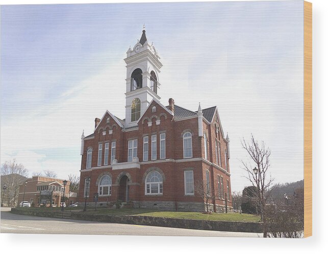 Union County Wood Print featuring the photograph Historic Union County Courthouse 2019 by Joe Duket