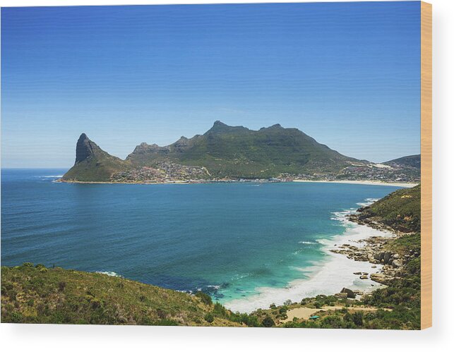 Scenics Wood Print featuring the photograph Hout Bay Beautiful View From Chapmans by Mlenny