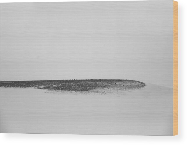 Withe Wood Print featuring the photograph Iceland by Liesbeth Van Der Werf
