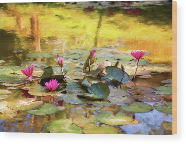 Flowers Wood Print featuring the photograph Just For Us by Philippe Sainte-Laudy