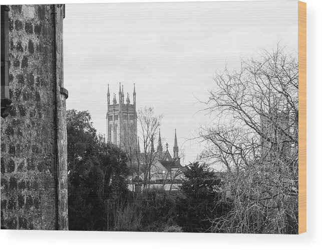 Castle Wood Print featuring the photograph Kilenny Castle and Church Ireland by John McGraw