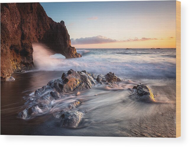 La Wood Print featuring the photograph La Palma by Christoph Schaarschmidt