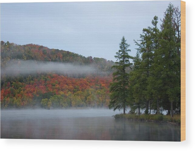 Scenics Wood Print featuring the photograph Lac Superior, Mont Tremblant, Quebec by Design Pics / Alan Marsh