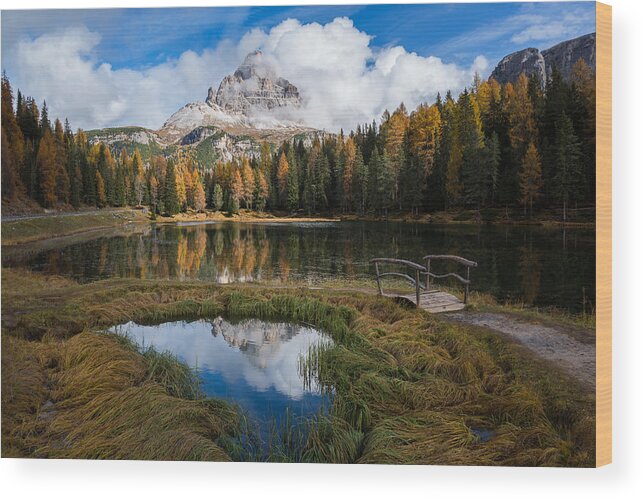 Lake Antorno Wood Print featuring the photograph Lake Antorno by Ales Krivec