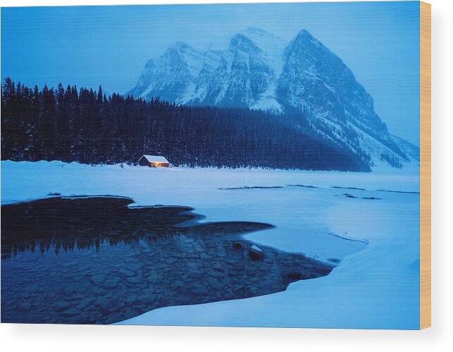 Lake Wood Print featuring the photograph Lake Louise, Canadian Rockies by June Tan