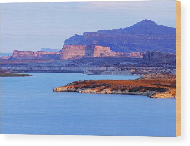 Scenics Wood Print featuring the photograph Lake Powell by Ericfoltz