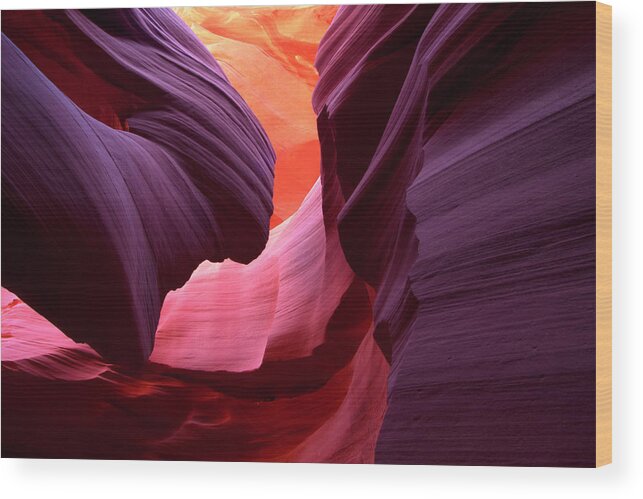 Scenics Wood Print featuring the photograph Landscape Image Of Lower Antelope by Justinreznick