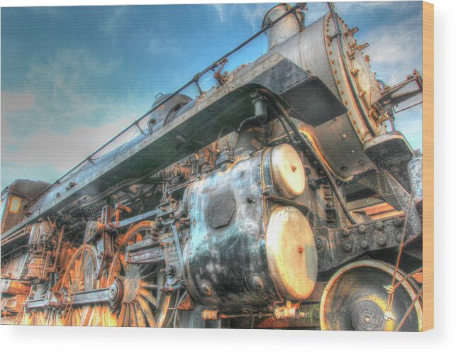 Locomotive 1 Wood Print featuring the photograph Locomotive 1 by Robert Goldwitz