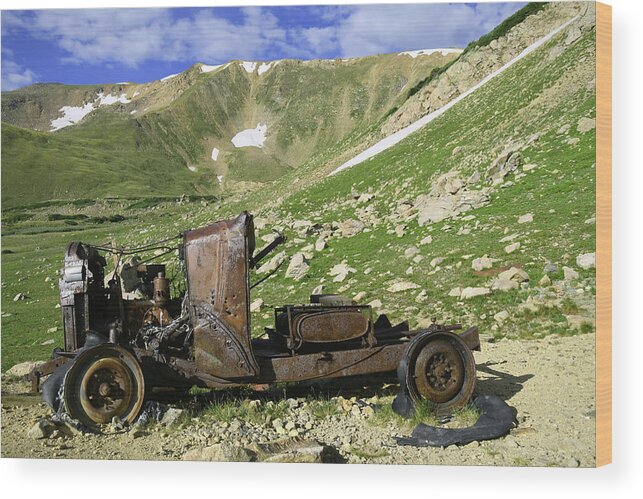 Colorado Wood Print featuring the photograph Long Forgotten by Kristin Davidson