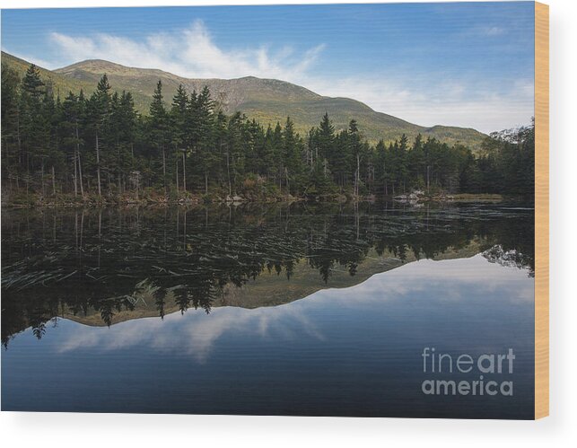 Appalachian Trail Wood Print featuring the photograph Lost Pond - White Mountains New Hampshire USA by Erin Paul Donovan