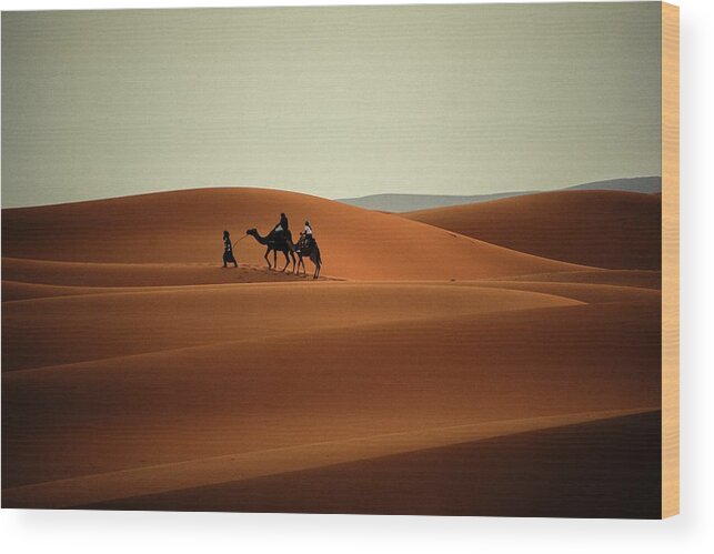 Africa Wood Print featuring the photograph Majestic Sahara by Robert Grac