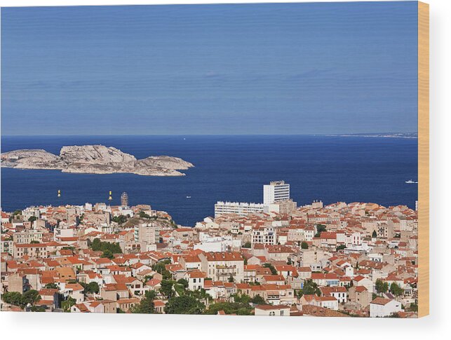Scenics Wood Print featuring the photograph Marseille by Nikada