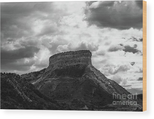 Four Corners 2018 Wood Print featuring the photograph Mesa Mesa Verde by Jeff Hubbard