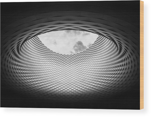 Messe Wood Print featuring the photograph Messe Basel New Hall #01 by Alessio Forlano