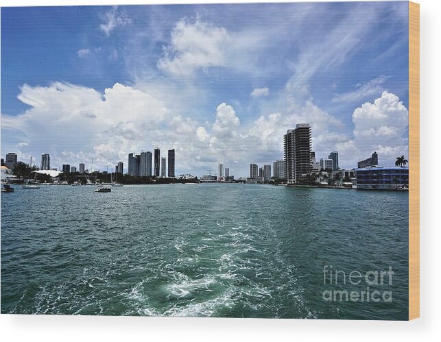 Miami Wood Print featuring the photograph Miami2 by Merle Grenz