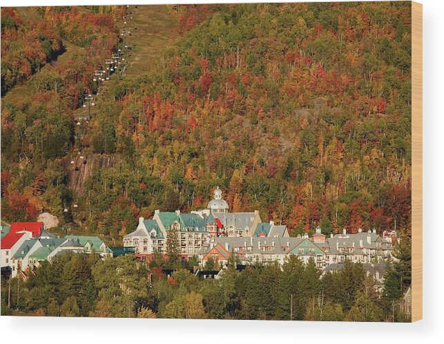 Outdoors Wood Print featuring the photograph Mont Tremblant Quebec, Canada by Alan Marsh / Design Pics