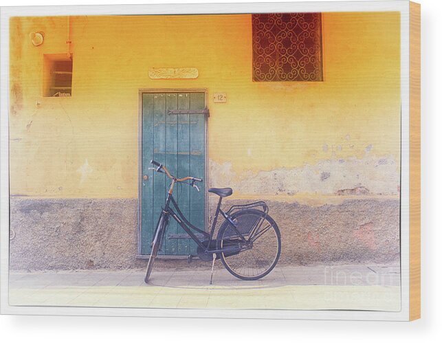 Bikes Wood Print featuring the photograph Monterosso 5 by Becqi Sherman