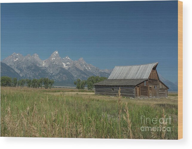 Molton Barn Wood Print featuring the photograph Moulton Barn 1 by Tim Mulina