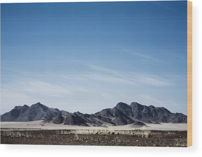 Scenics Wood Print featuring the photograph Mountains In Dry Rural Landscape by Cultura Exclusive/led