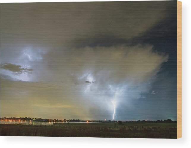 Power Wood Print featuring the photograph Natures Wrath by James BO Insogna