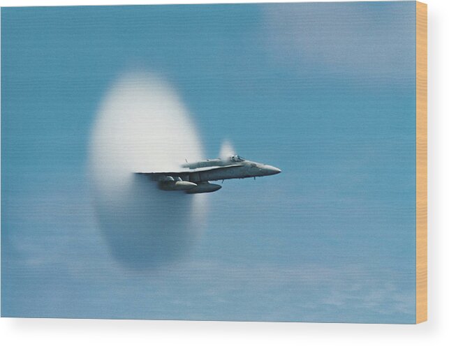 Pilot Wood Print featuring the photograph Navy Lt Ron Candiloro by Ensign John Gay