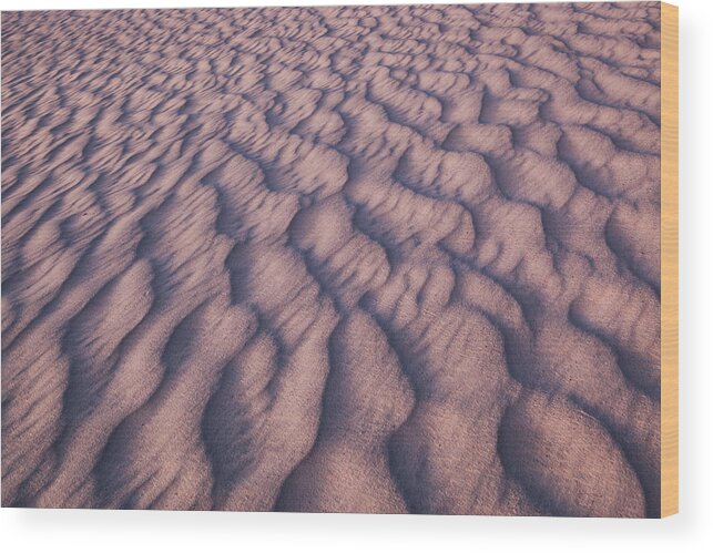 Estock Wood Print featuring the digital art New Mexico, White Sands Nat'l Monument by Tim Draper
