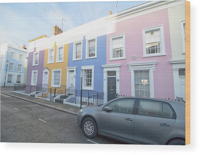London Wood Print featuring the photograph Notting Hill London by Martin Newman