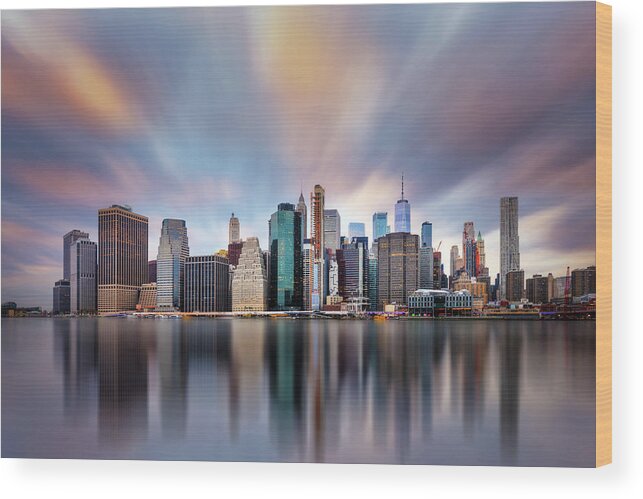 Usa Wood Print featuring the photograph Ny Ny 2 by Carlos F. Turienzo