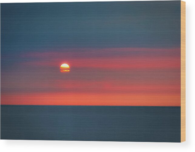 Atlantic Wood Print featuring the photograph Ocean Sunrise by Tom Mc Nemar