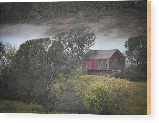 Old Barn Wood Print featuring the photograph Old Barn by Michelle Wittensoldner