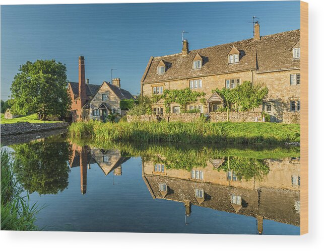 Cotswolds Wood Print featuring the photograph Old Mill, Lower Slaughter, Gloucestershire by David Ross