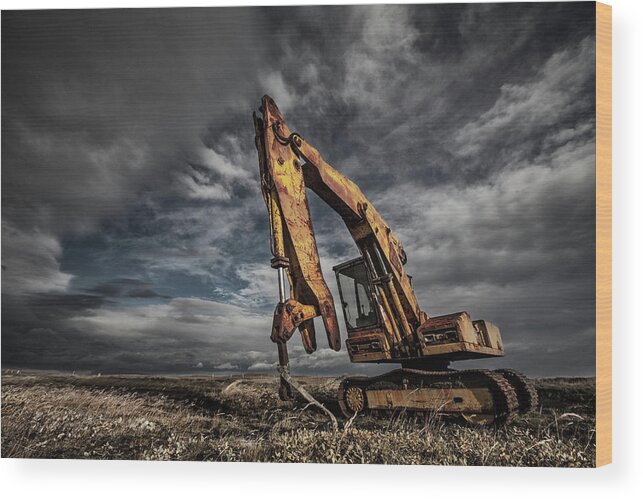 Iceland Wood Print featuring the photograph Out Of Order by Bragi Ingibergsson -