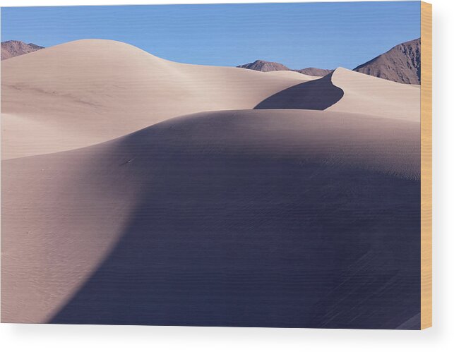 Panamint Dunes Wood Print featuring the photograph Panamint Dunes 5 by Rick Pisio