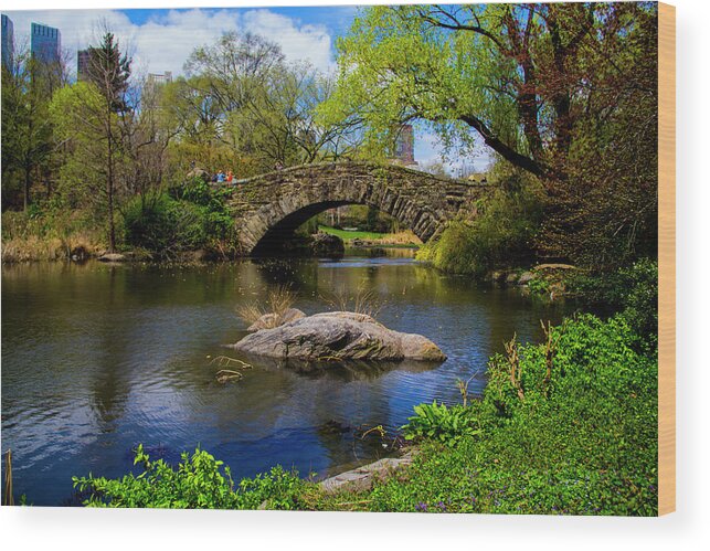 New York Wood Print featuring the photograph Park bridge2 by Stuart Manning