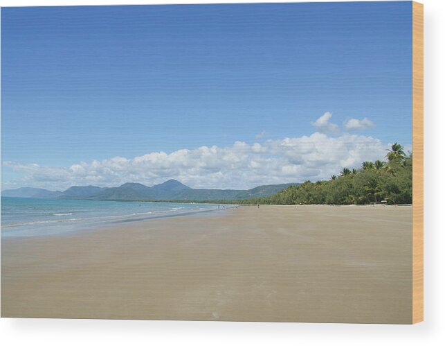 Tranquility Wood Print featuring the photograph Port Douglas by Paul Boyden - Polimo