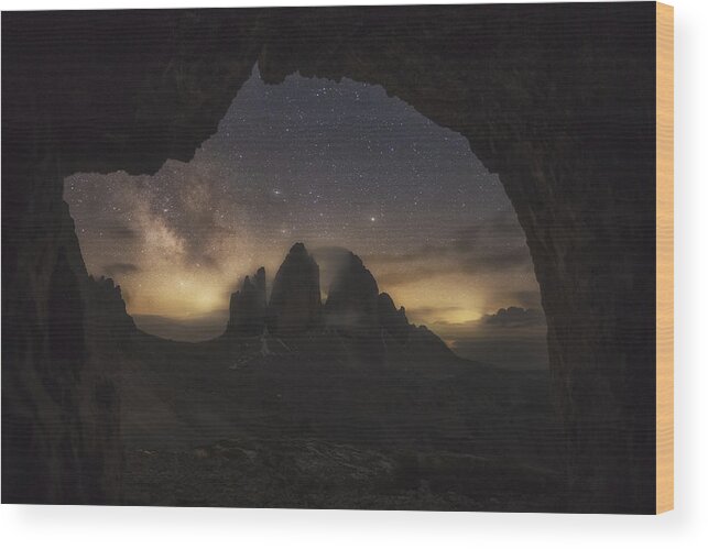 Dolomites Wood Print featuring the photograph Primitive by Guillermo Garca Delgado
