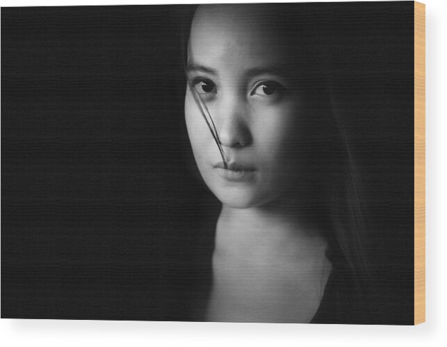 Mood Wood Print featuring the photograph Putri Mood by Teguh Yudhi Winarno