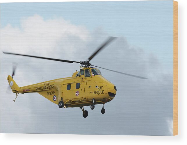 Har Wood Print featuring the photograph RAF Westland Whirlwind HAR 10 by Scott Lyons